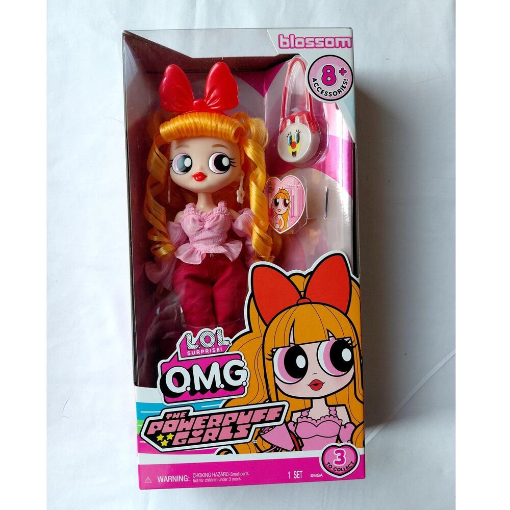 NEW L.O.L. Surprise! OMG Powerpuff Girls Blossom Fashion Doll NIB